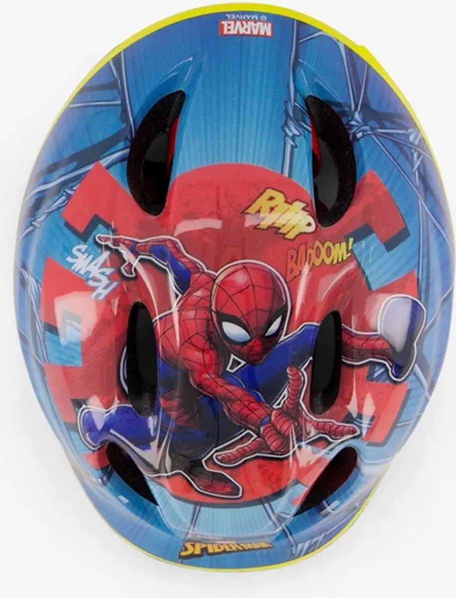 Volare Marvel Spiderman Fietshelm - 51-55cm - Blauw/Rood - afbeelding 6 van 6