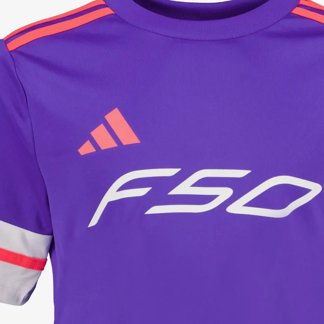 Adidas F50 JSY Y Kinder Voetbalshirt - Maat 140 - Paars/Wit