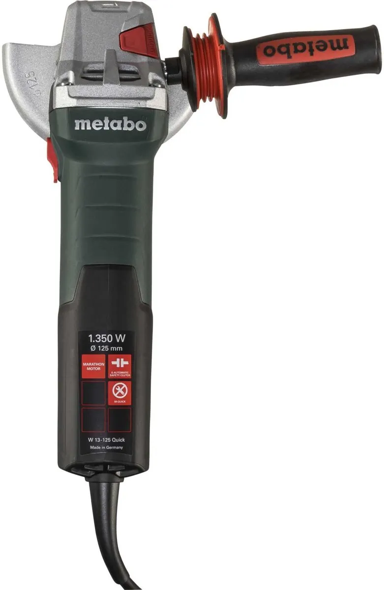 Metabo W 13-125 Quick 603627000 Haakse Slijper 1350W - Metaal