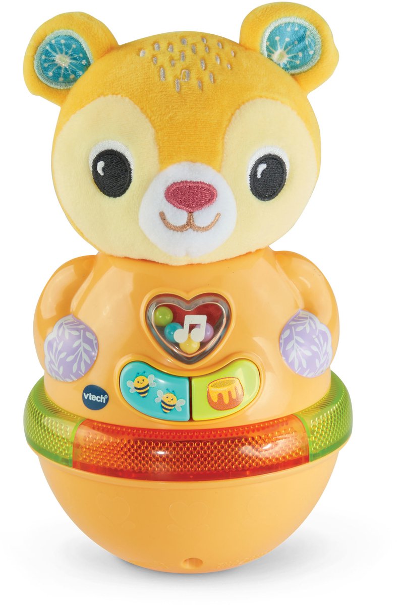 VTech educatief speelgoed - Wiebel & Leer Tuimelbeer multicolor.
