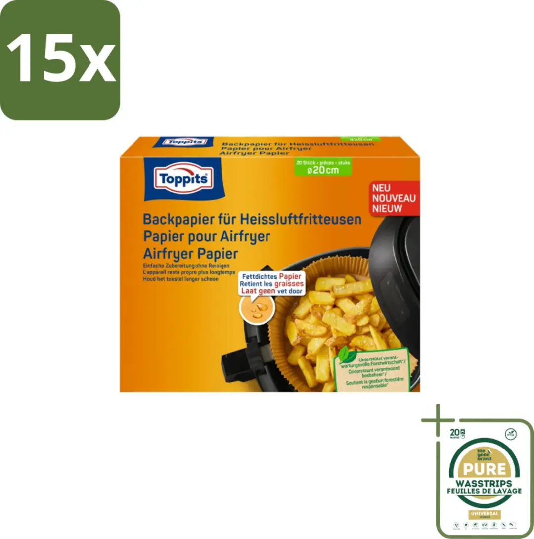 Toppits Airfryer Papier 20cm