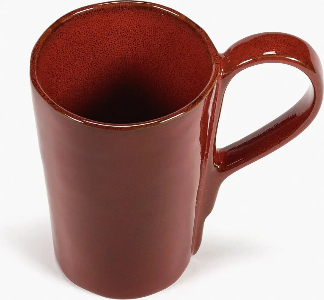 Serax Marie Michielssen La Mère Beker met oor - 330ml - 2 Stuks - Venetiaans rood