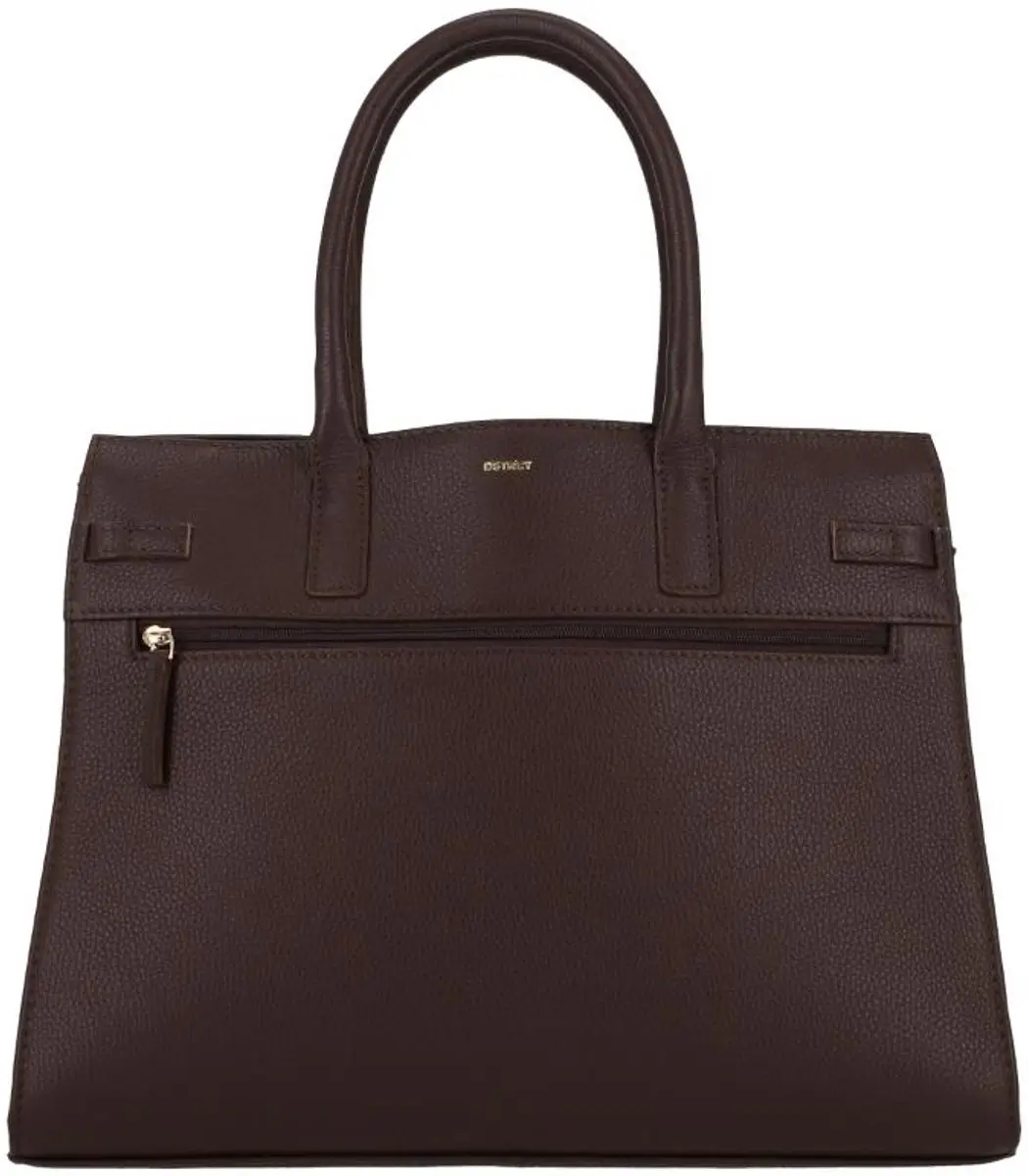 DSTRCT Floater Field Dames Laptoptas 14" - A4 - Leer - Bruin