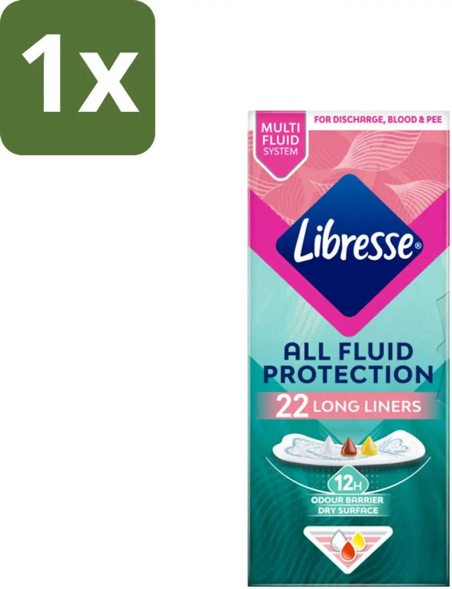 Libresse Inlegkruisjes Extra Protect Long - 22 Stuks - afbeelding 6 van 6