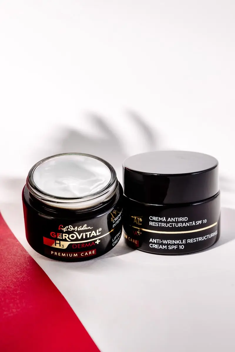 Gerovital H3 Derma+ Herstructurerende Antirimpelcrème SPF 10 - 50ml