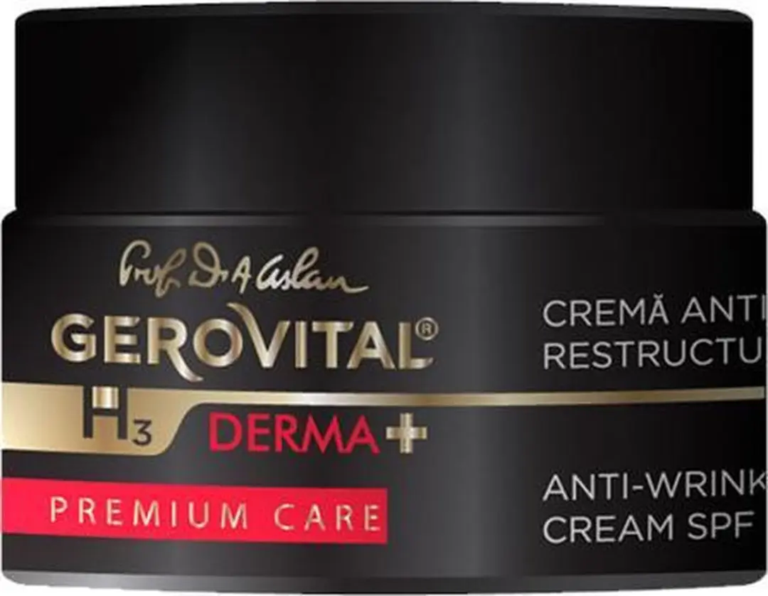Gerovital H3 Derma+ Herstructurerende Antirimpelcrème SPF 10 - 50ml