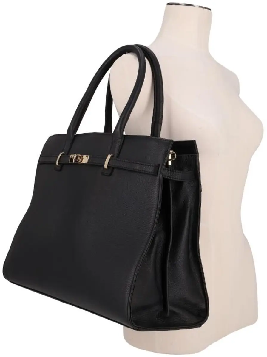 DSTRCT Floater Field Dames Laptoptas 14" - A4 - Leer - Zwart