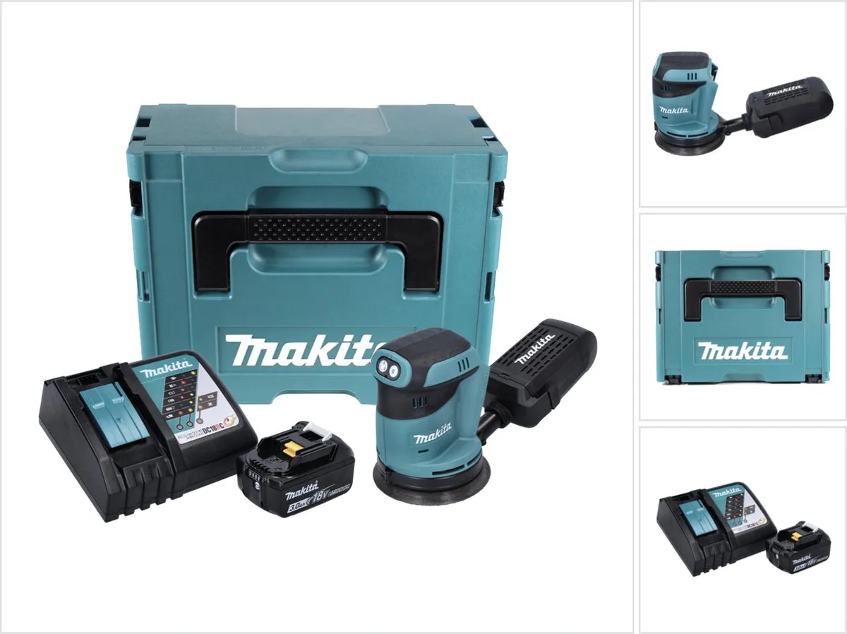 Makita DBO180RF1J Excentrische Slijpschijf 125mm