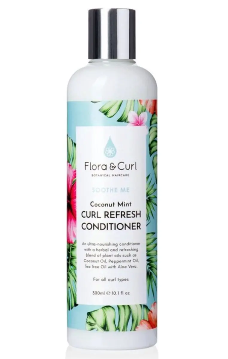 Flora & Curl Coconut Mint Curl Refresh Conditioner 300ml