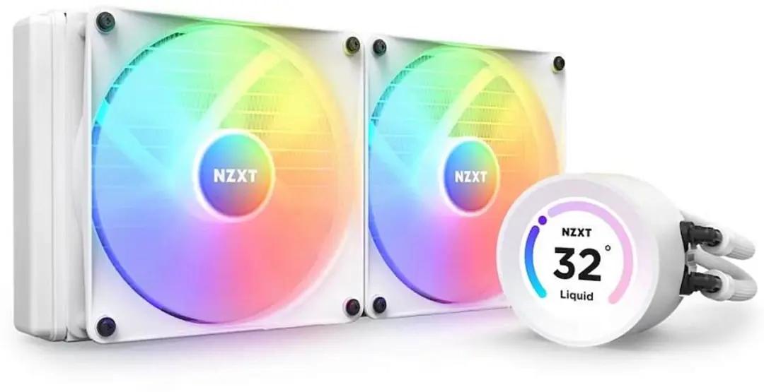 NZXT Kraken Elite 280 RGB RL-KR28E-W1 - Vloeistofkoeler - 280mm - Wit