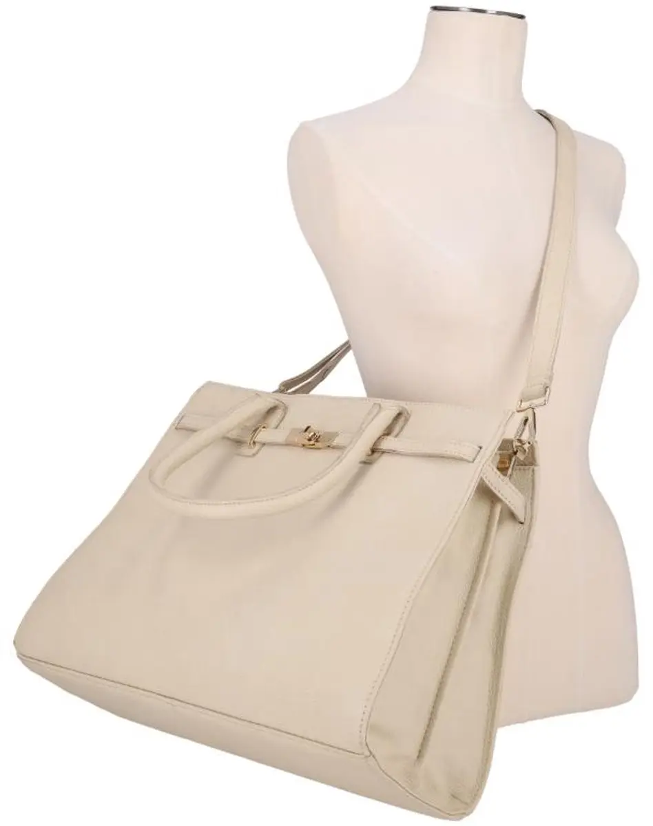DSTRCT Floater Field Dames Laptoptas 15" - Beige