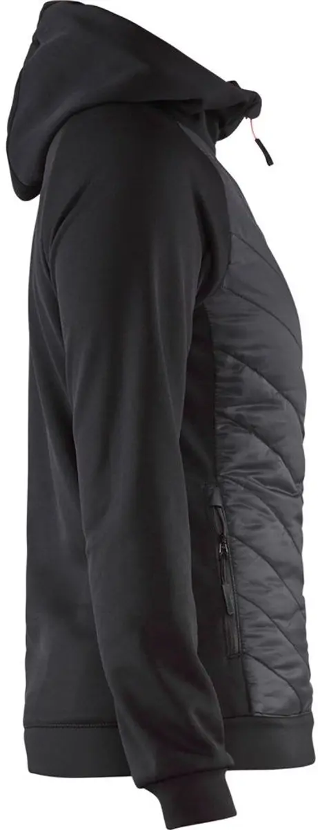 Blåkläder Dames Hybride Sweater 3464-2526 - Zwart/Rood L