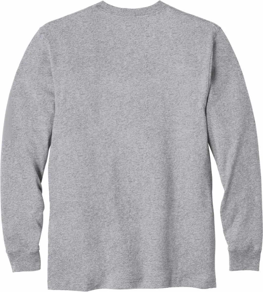 Carhartt Pocket T-Shirt Langmouw Heren Heather Grey M