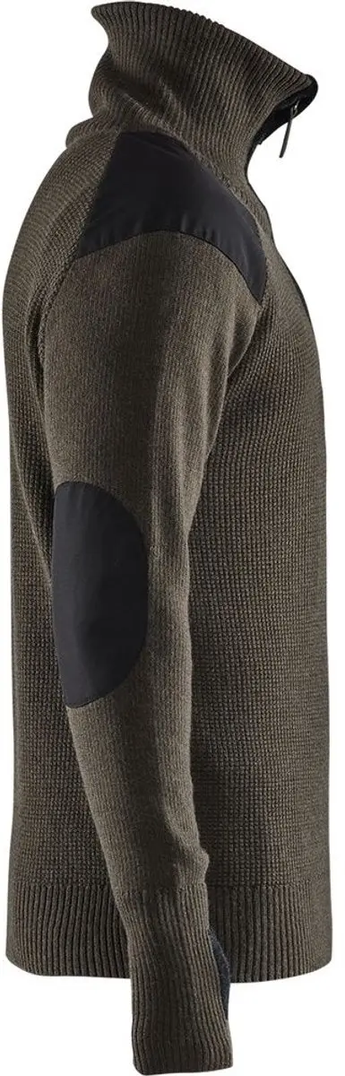Blåkläder Wollen Sweater 4630-1071 - Groen/Donkergrijs M