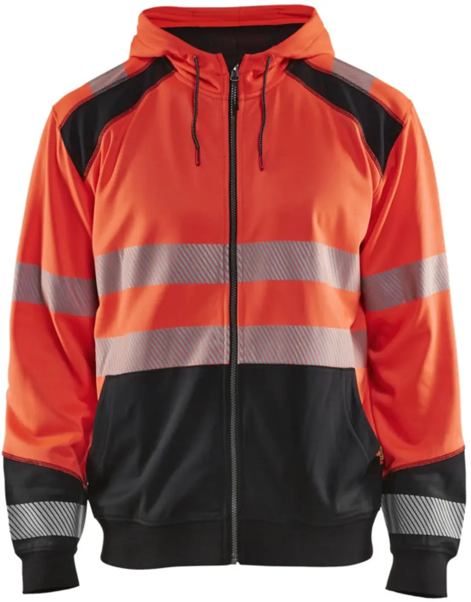 Blåkläder Hooded Sweatshirt High Vis 3546-2528