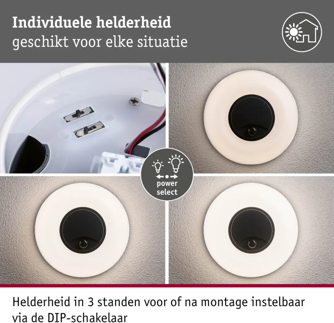 Paulmann Aureva LED Wandarmatuur 20,5W IP65 - 2200-4000K Antraciet/Wit - afbeelding 6 van 6