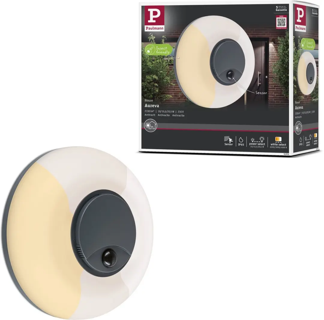 Paulmann Aureva LED Wandarmatuur 20,5W IP65