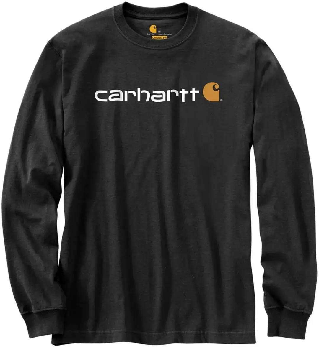 Carhartt Core Logo Longsleeve T-Shirt 104107 - Zwart - S