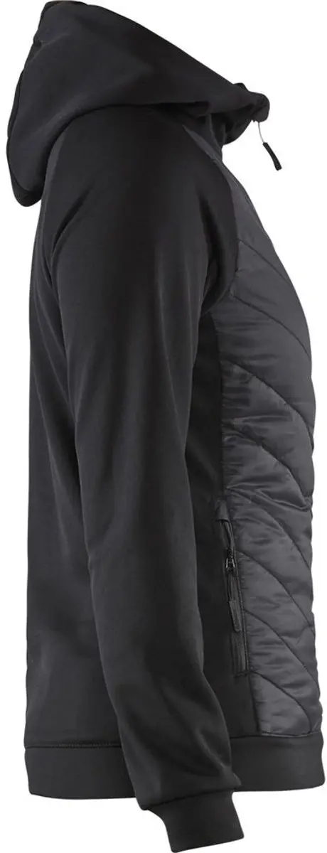 Blåkläder Dames Hybride Sweater 3464-2526 XS - Zwart/Donkergrijs