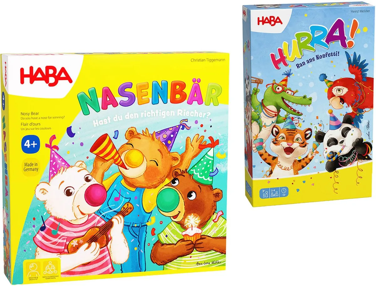 Haba Hurra & Nasenbär Spelenset