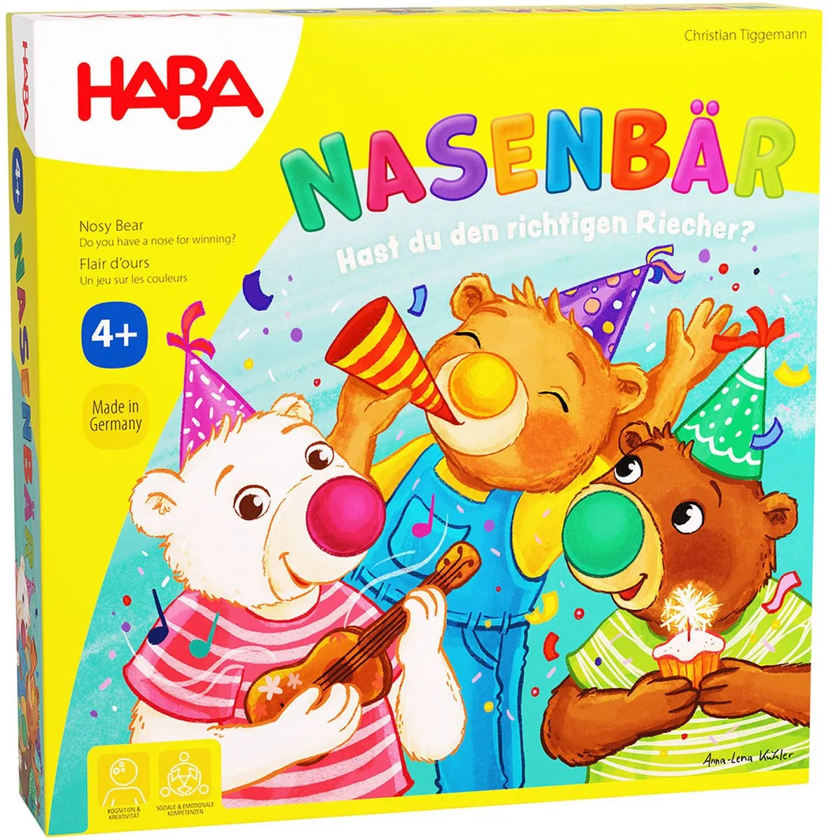 Haba Hurra & Nasenbär Spelenset - 2-4 Spelers