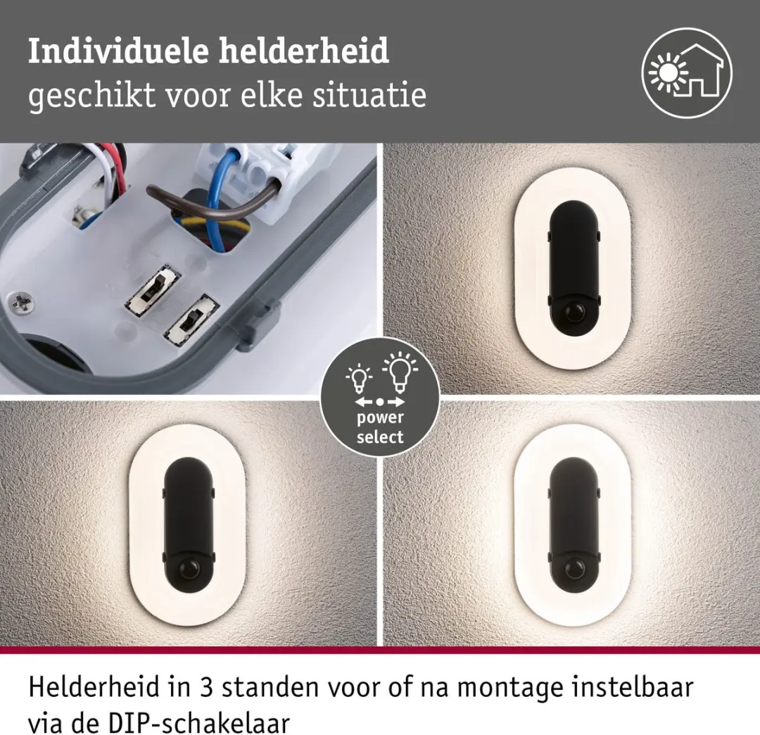 Paulmann Elunor LED Wandarmatuur Buiten IP65 18,5W 1445lm Antraciet