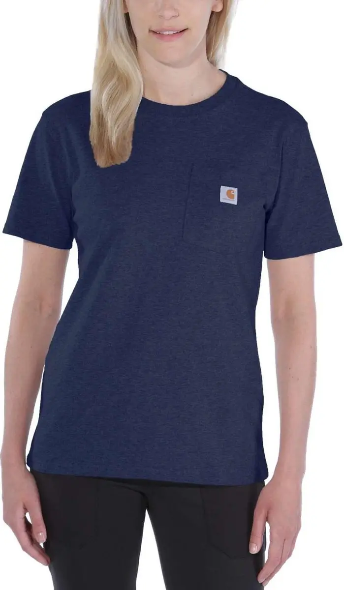 Carhartt Workw Pocket T-Shirt 95 - Navy - afbeelding 6 van 6