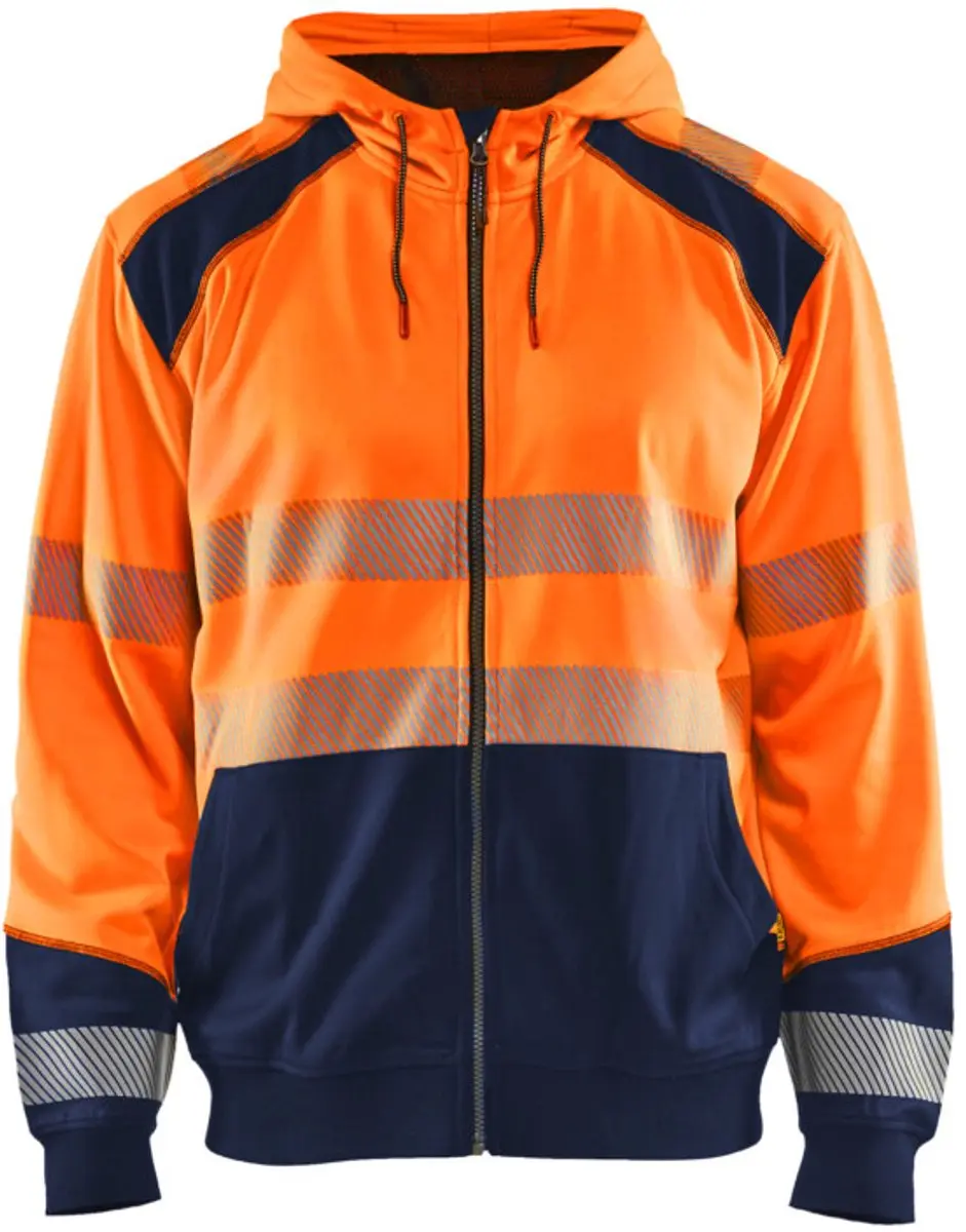 Blåkläder Hooded Sweatshirt High Vis 3546-2528