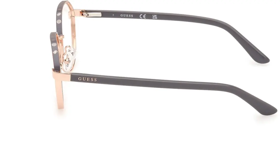 GUESS GU50124 Brilmonturen - Shiny rose gold - afbeelding 2 van 4