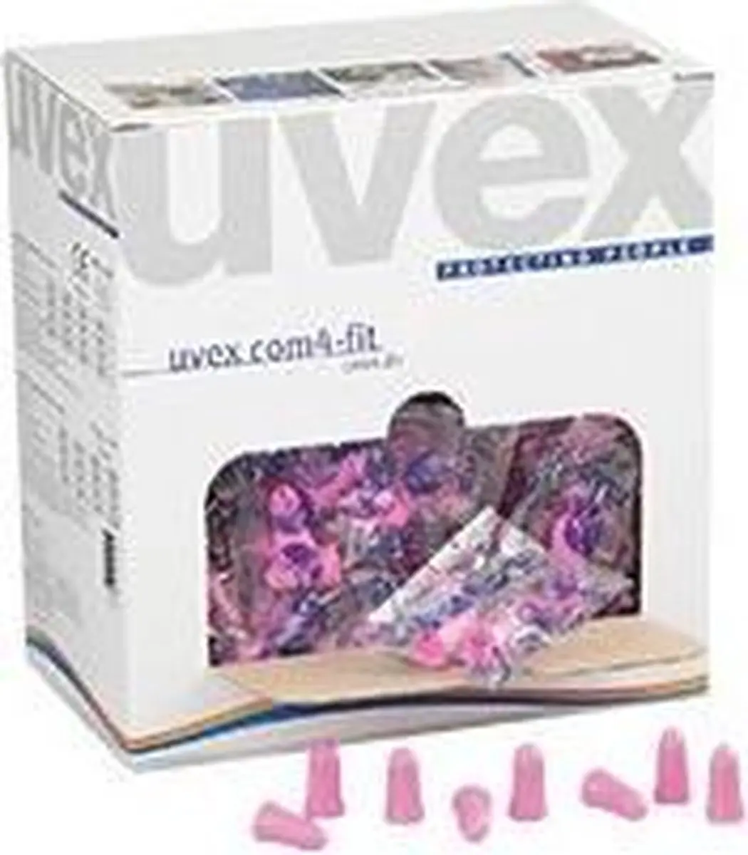 Uvex Oordopjes com4-Fit - 200 Paar - Oranje