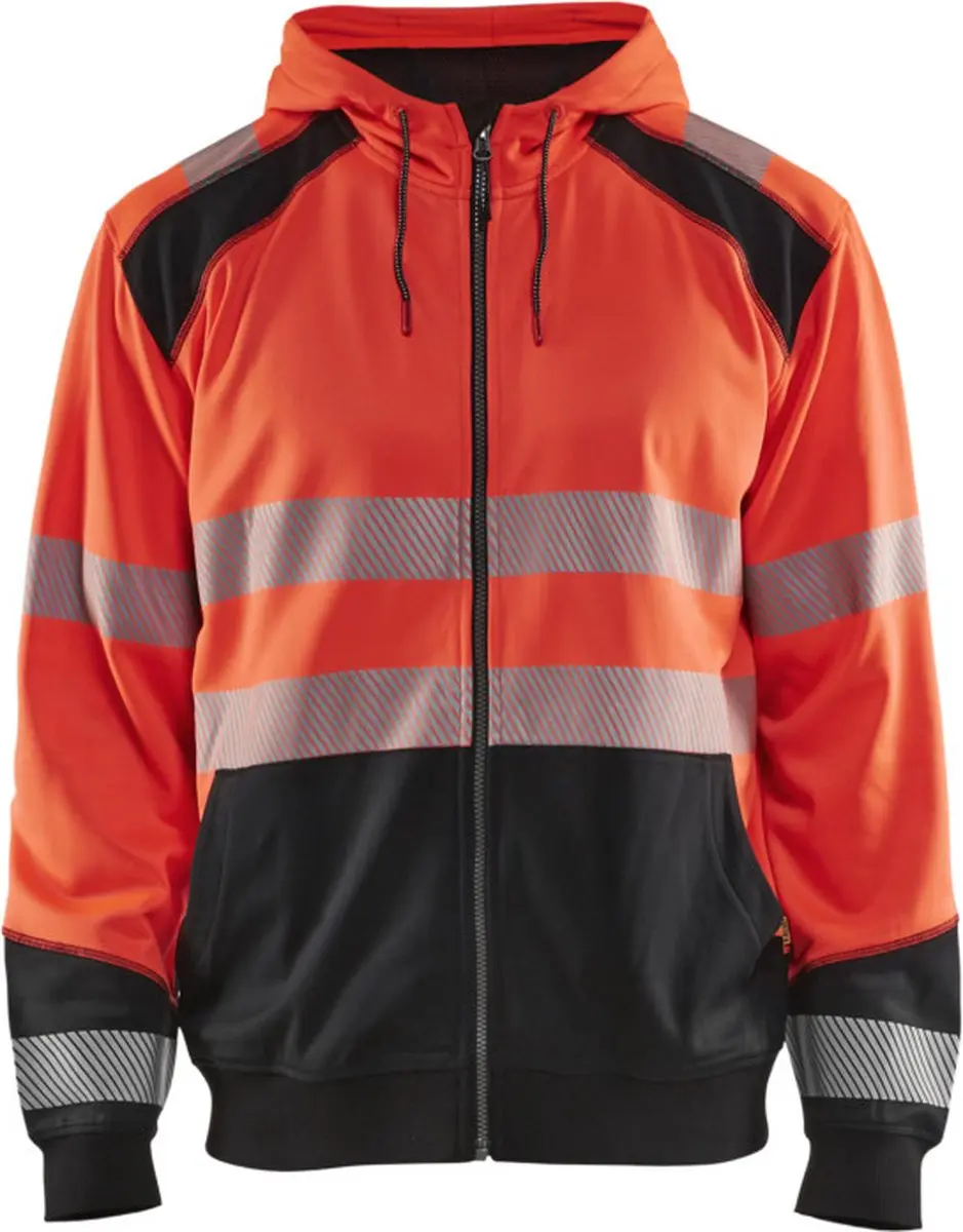Blåkläder Hooded Sweatshirt High Vis 3546-2528