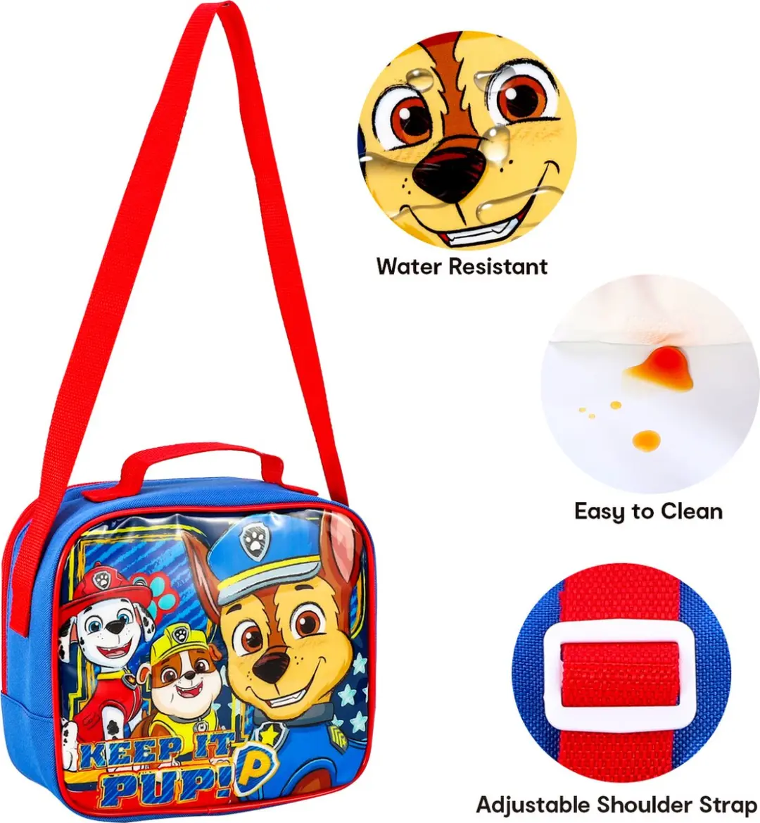 PAW Patrol Lunchset Blauw - Broodtrommel 0,25l & Drinkbeker