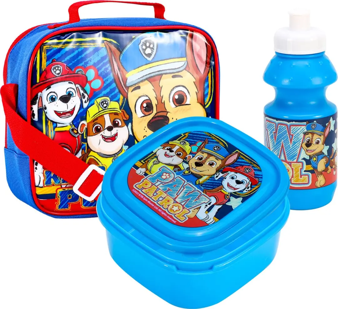 PAW Patrol Lunchset Blauw - Broodtrommel 0,25l & Drinkbeker