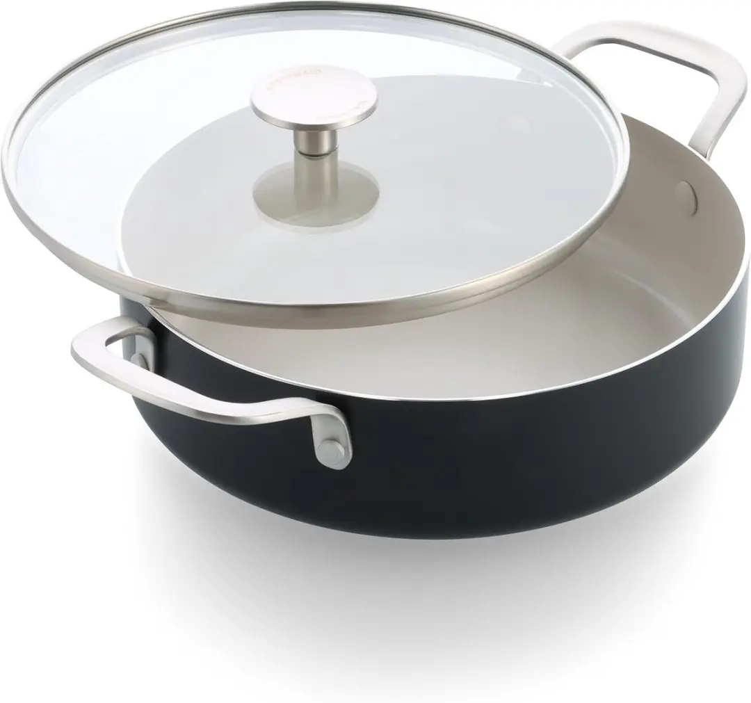 KitchenAid Open Hapjespan 24cm - Zwart - afbeelding 6 van 6