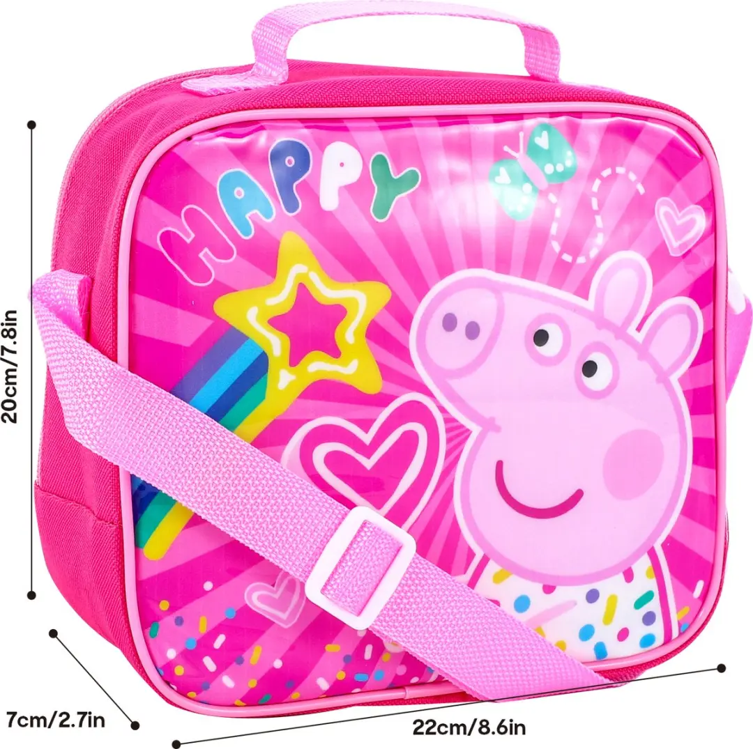 Peppa Pig Stars Lunchset - Roze - 3-delig