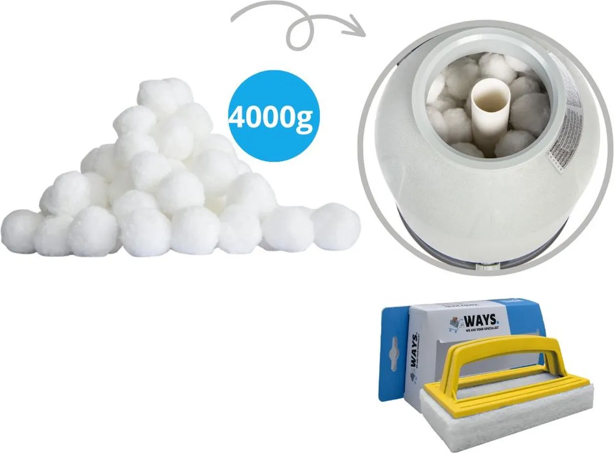 Bestway Flowclear Polysphere Filterbollen 4000g
