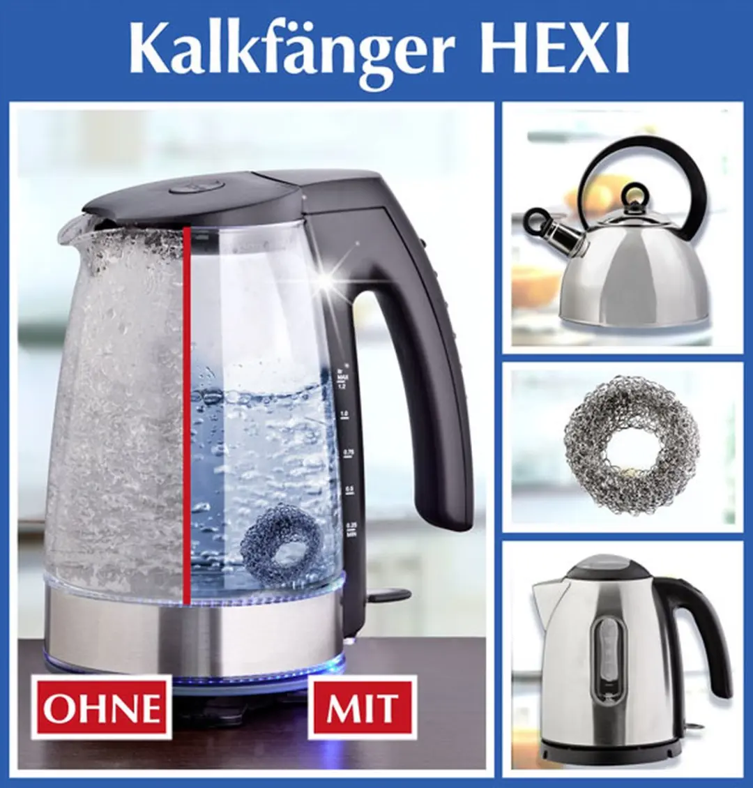 Wenko Kalkvanger RVS - 1 Stuk