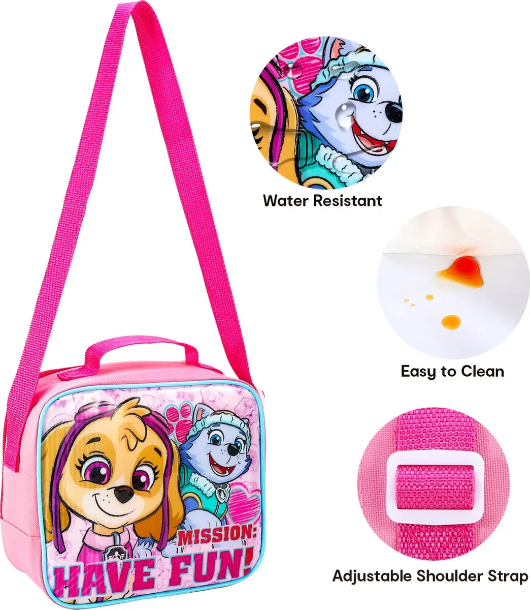 PAW Patrol Skye & Everest Lunchtas - Roze