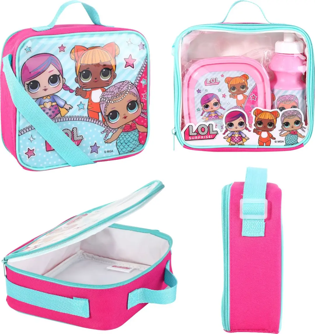 LOL Surprise! Schoollunchset Roze - 3-delig