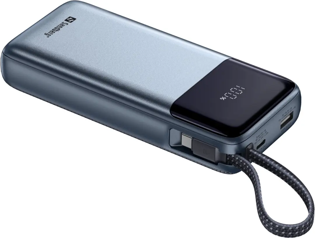 Sandberg All-in1 Powerbank 20000mAh 67W - 421-29 - Zwart/Grijs