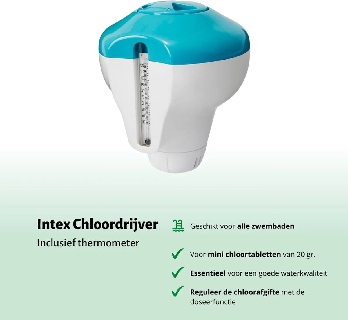 Intex ZX50 Automatische Zwembadstofzuiger 28007 - 4-delig - Lichtgrijs