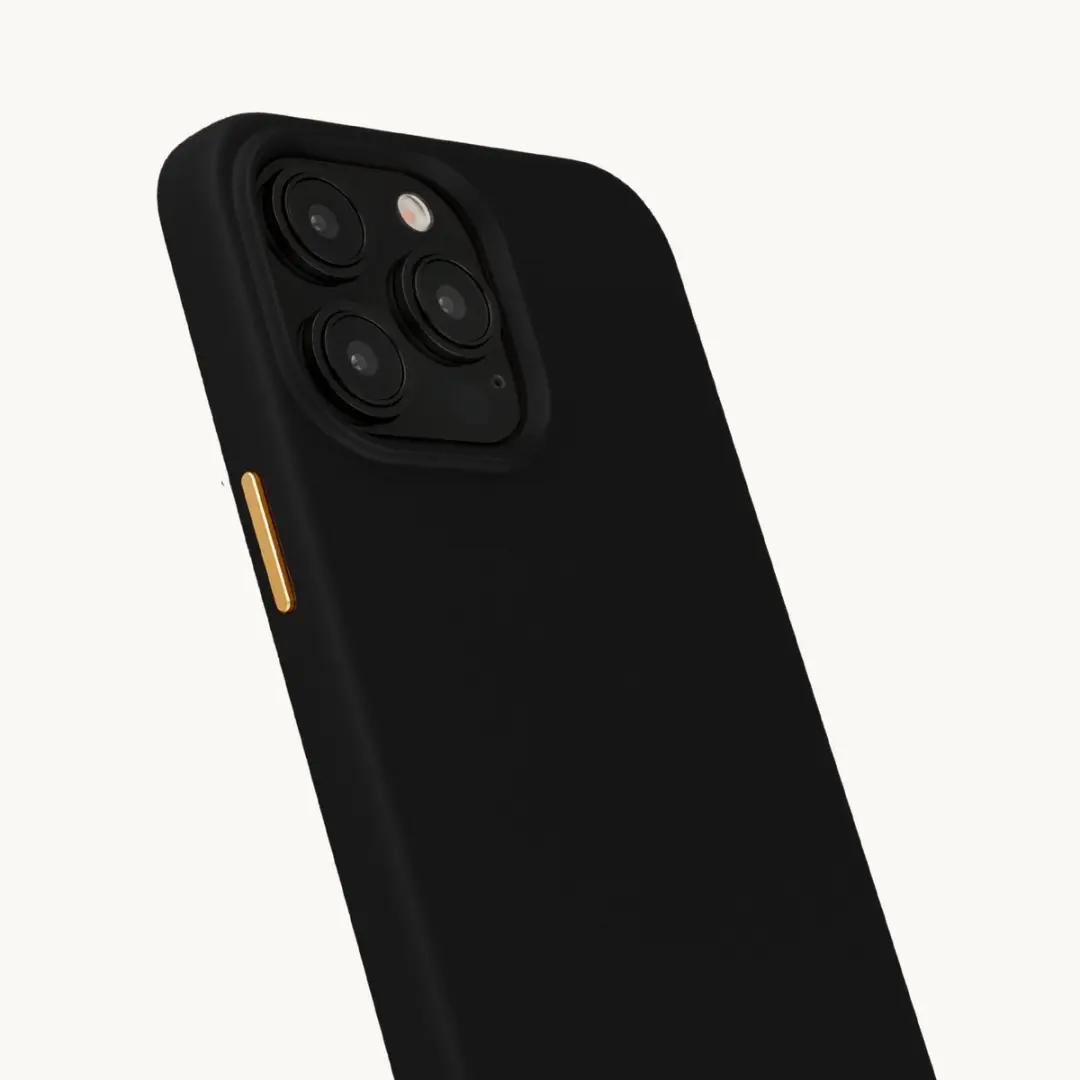 Selencia Hoesje iPhone 13 Pro Velvet Black - MagSafe