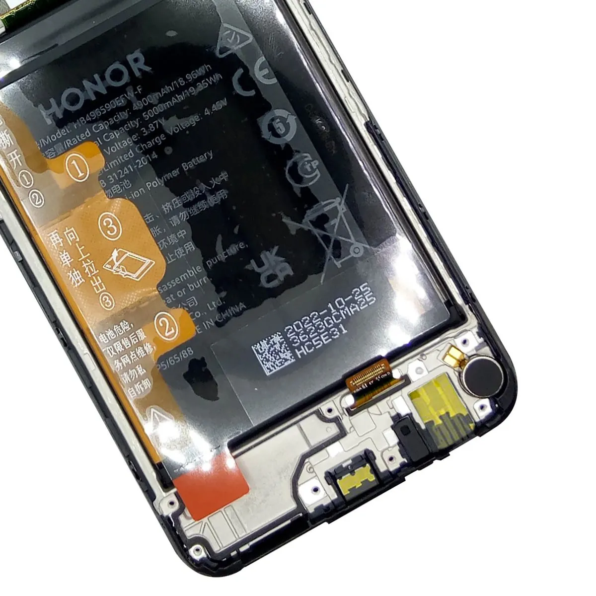 Honor 70 Lite LCD Scherm 5000mAh - Zwart