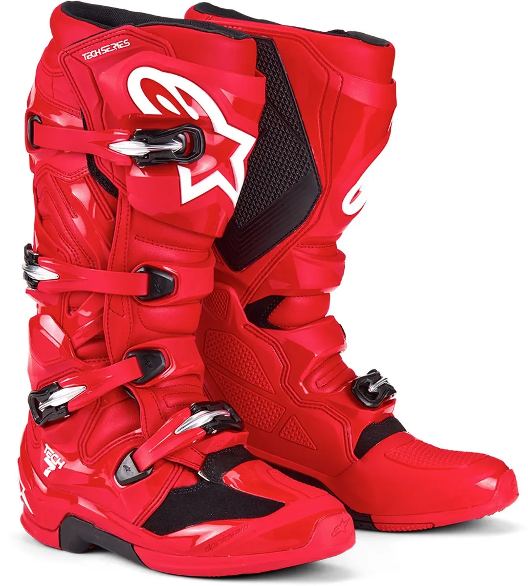 Alpinestars Tech 7 MX Laarzen - Maat 11 - Helderrood