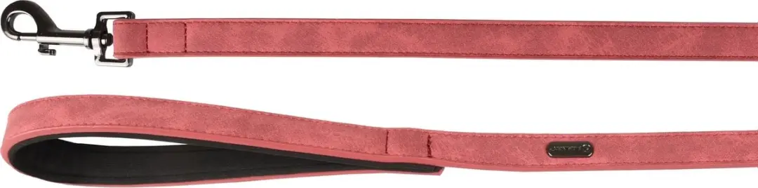 Flamingo Delu Hondenriem - Imitatieleder 15mm x 100cm Rood