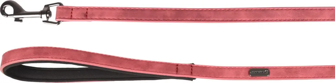 Flamingo Delu Hondenriem - Imitatieleder 15mm x 100cm Rood