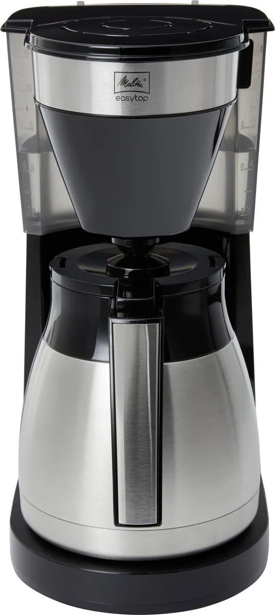 Melitta Easy Top Therm 1023-10 Koffiezetapparaat - 10 Kopjes - 1,25L - Zwart/RVS - afbeelding 6 van 6
