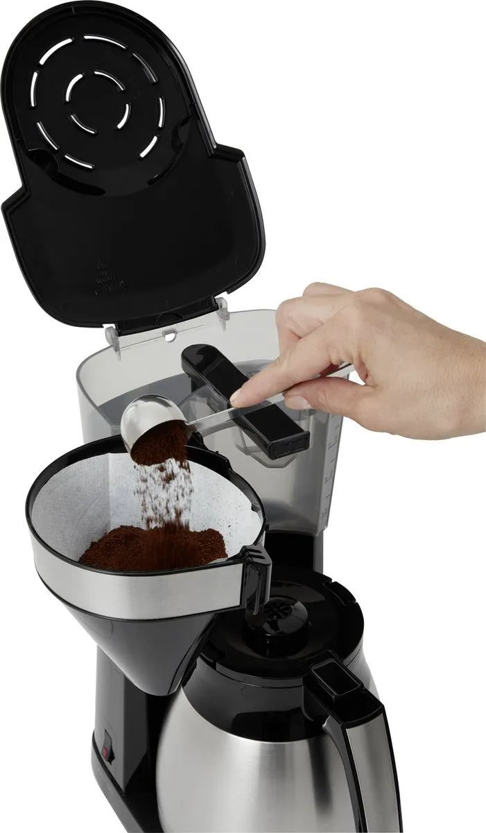 Melitta Easy Top Therm 1023-10 Koffiezetapparaat - 10 Kopjes - 1,25L - Zwart/RVS