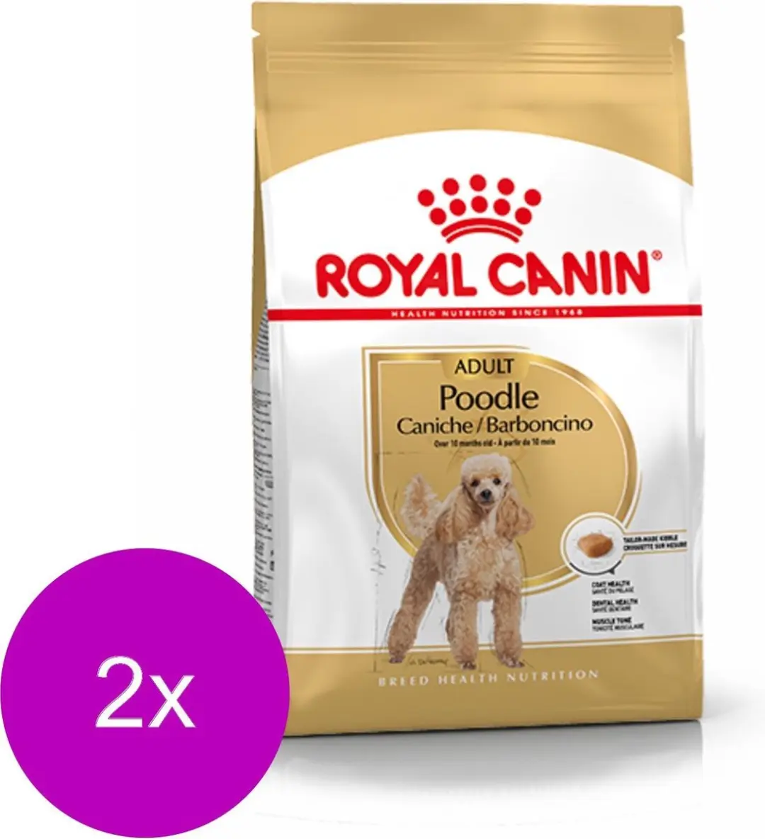 Royal Canin Poodle Adult Hondenvoer - 2x7,5kg