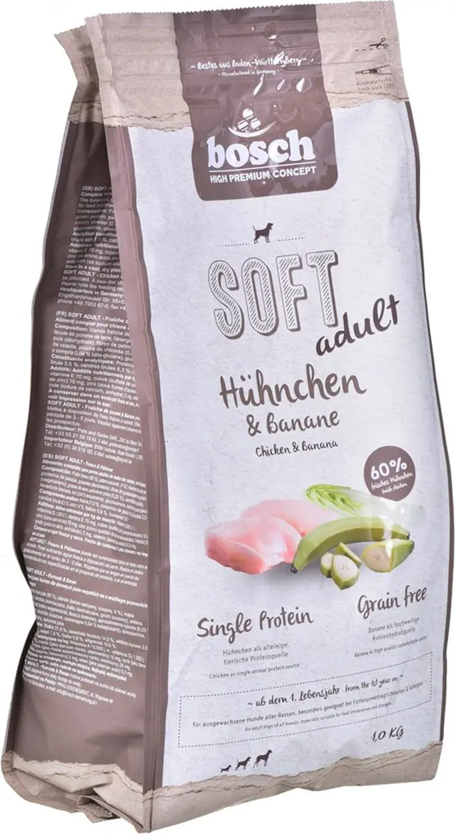 Bosch Soft Adult Hondenvoer Kip & Banaan 1kg